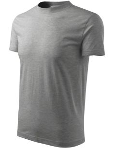 Tričko unisex Recall R07 tmavosivý melír