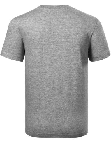 Tričko unisex Recall R07 tmavosivý melír