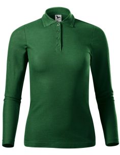 Polokošeľa dámska Pique Polo LS 231 fľaškovozelená 2