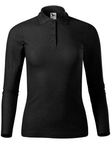 Polokošeľa dámska Pique Polo LS 231 čierna