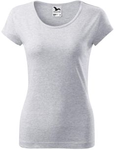 Tričko dámske Pure 122 svetlosivý melír 2
