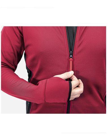 Stretch fleece pánsky Vertex W41 marlboro červená