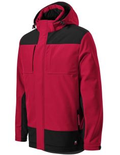 Zimná softshellová bunda pánska Vertex W55 marlboro červená