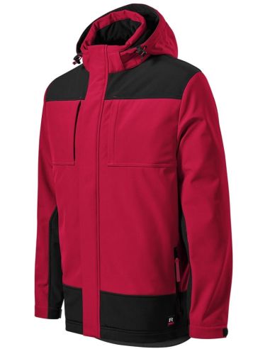 Zimná softshellová bunda pánska Vertex W55 marlboro červená