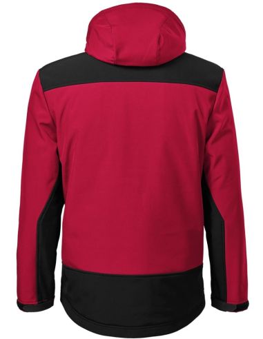 Zimná softshellová bunda pánska Vertex W55 marlboro červená