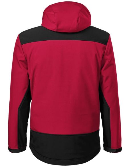 Zimná softshellová bunda pánska Vertex W55 marlboro červená