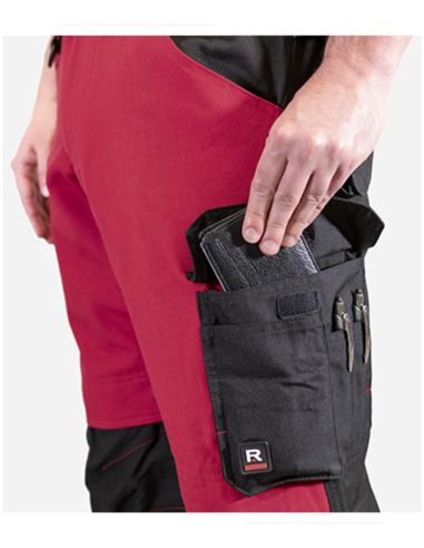 Pracovné nohavice pánske Vertex W07 marlboro červená