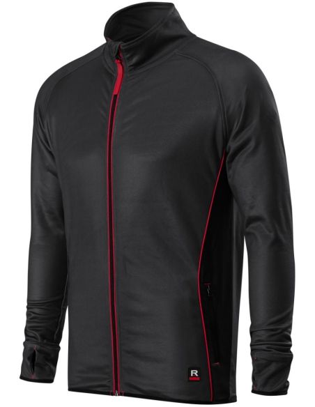 Stretch fleece pánsky Vertex W41 ebony gray