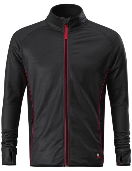 Stretch fleece pánsky Vertex W41 ebony gray