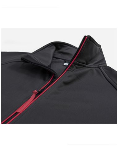 Stretch fleece pánsky Vertex W41 ebony gray