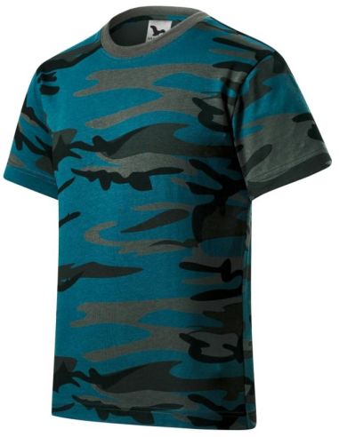 Tričko detské Camouflage 149 camouflage petrol