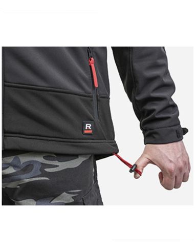 Zimná softshellová bunda pánska Vertex W55 ebony gray