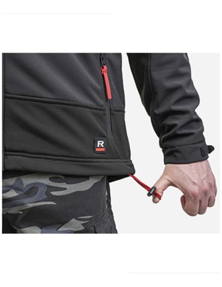 Zimná softshellová bunda pánska Vertex W55 ebony gray