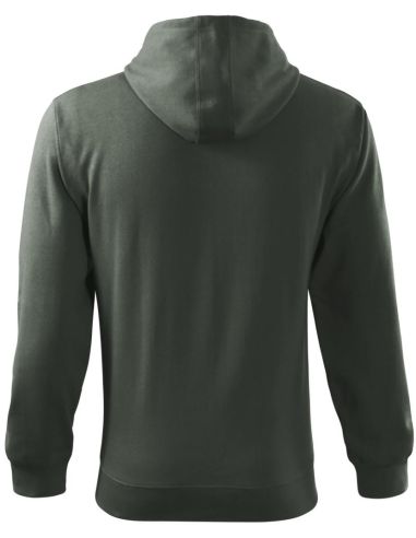 Mikina pánska Trendy Zipper 410 tmavá bridlica