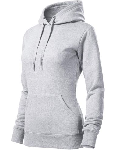 Mikina dámska Cape 414 svetlosivý melír