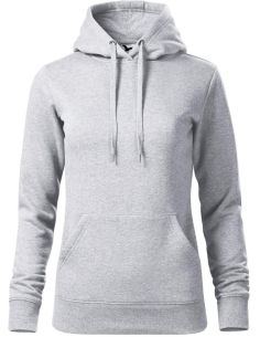 Mikina dámska Cape 414 svetlosivý melír 2