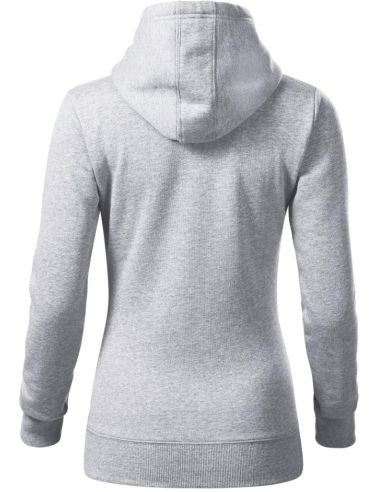 Mikina dámska Cape 414 svetlosivý melír