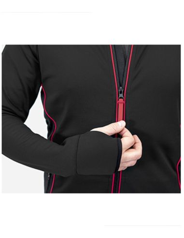 Stretch fleece pánsky Vertex W41 čierna