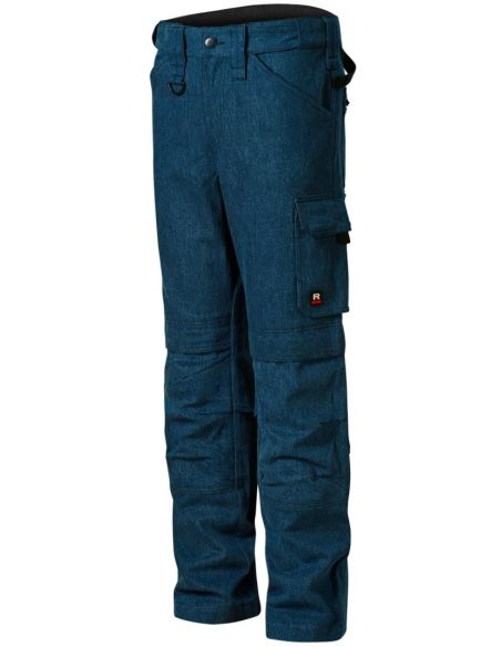 Pracovné džínsy pánske Vertex W08 svetlý denim