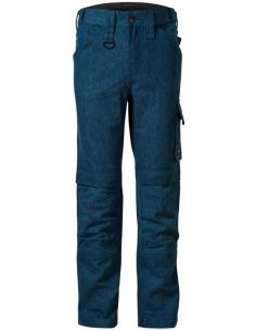Pracovné džínsy pánske Vertex W08 svetlý denim 2