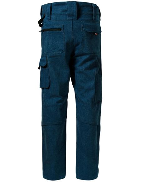 Pracovné džínsy pánske Vertex W08 svetlý denim