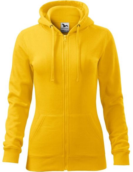 Mikina dámska Trendy Zipper 411 žltá