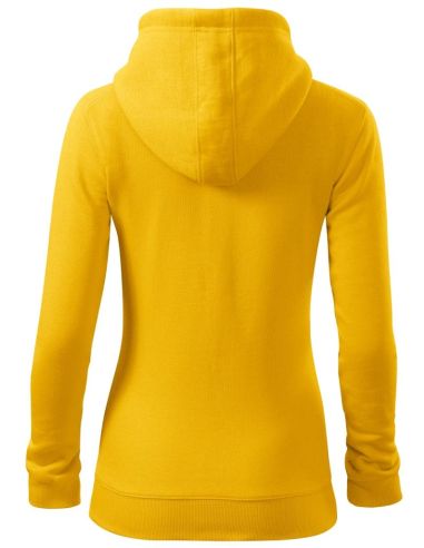 Mikina dámska Trendy Zipper 411 žltá