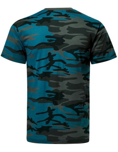 Tričko unisex Camouflage 144 camouflage petrol