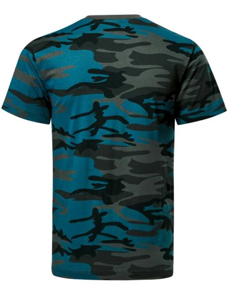 Tričko unisex Camouflage 144 camouflage petrol