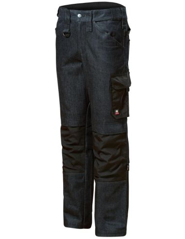 Pracovné džínsy pánske Vertex W08 tmavý denim