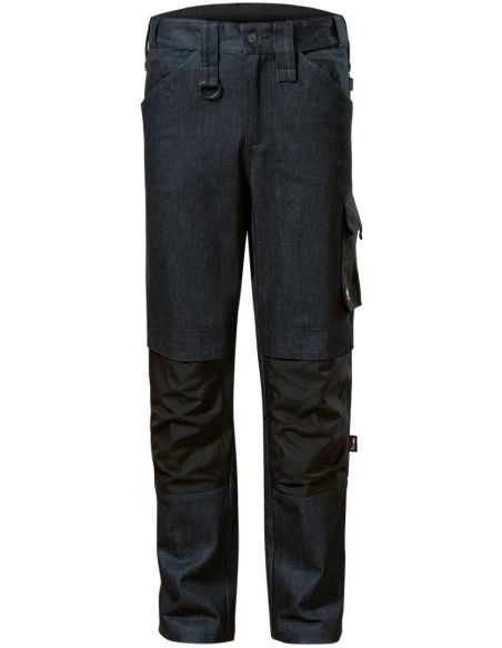 Pracovné džínsy pánske Vertex W08 tmavý denim