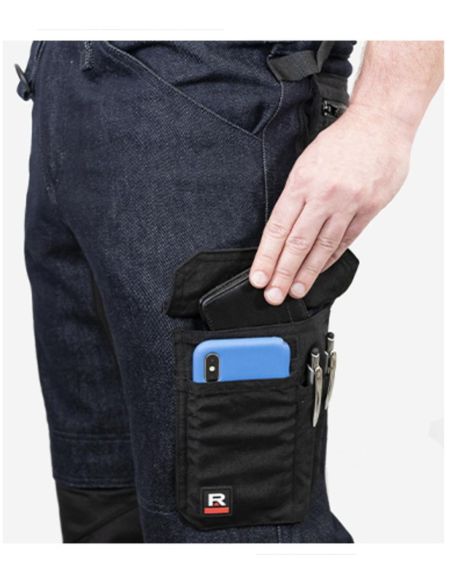 Pracovné džínsy pánske Vertex W08 tmavý denim