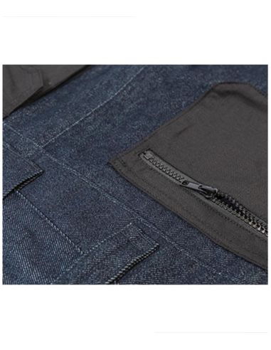 Pracovné džínsy pánske Vertex W08 tmavý denim