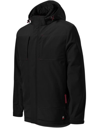 Zimná softshellová bunda pánska Vertex W55 čierna