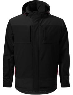 Zimná softshellová bunda pánska Vertex W55 čierna 2