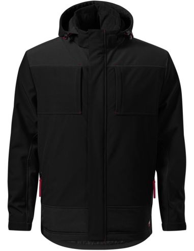 Zimná softshellová bunda pánska Vertex W55 čierna