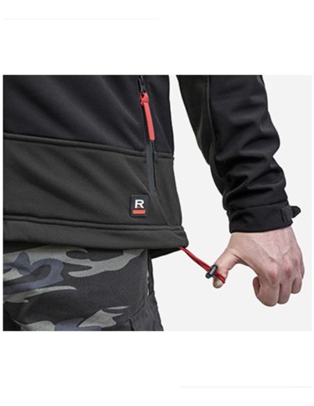 Zimná softshellová bunda pánska Vertex W55 čierna