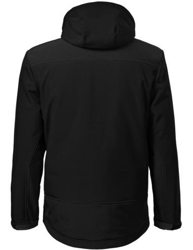 Zimná softshellová bunda pánska Vertex W55 čierna