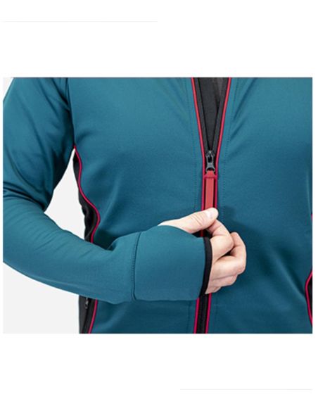 Stretch fleece pánsky Vertex W41 petrol blue