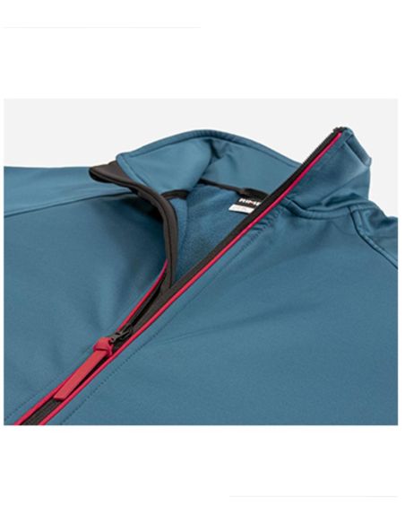 Stretch fleece pánsky Vertex W41 petrol blue