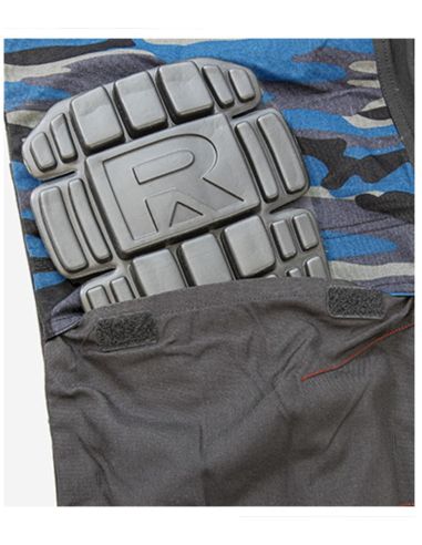 Pracovné nohavice pánske Vertex Camo W09 camouflage petrol