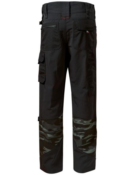Pracovné nohavice pánske Vertex Camo W09 camouflage dark gray