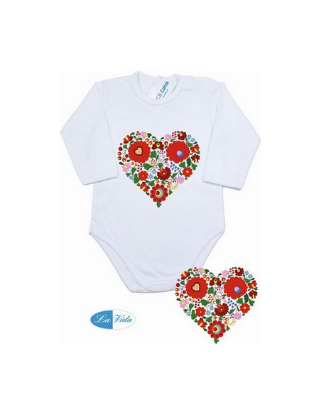 Srdce ľudový vzor 1