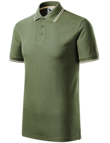 Polokošeľa pánska Focus 232 khaki