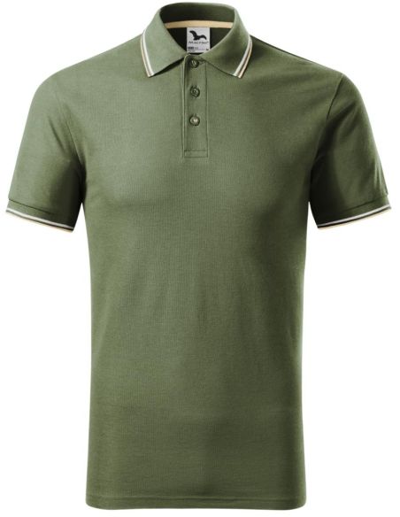 Polokošeľa pánska Focus 232 khaki