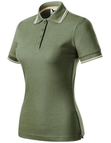 Polokošeľa dámska Focus 233 khaki