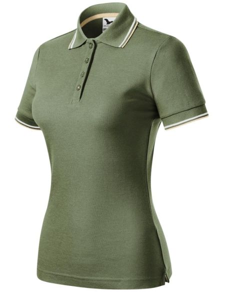 Polokošeľa dámska Focus 233 khaki
