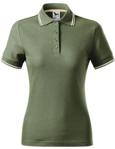 Polokošeľa dámska Focus 233 khaki 2