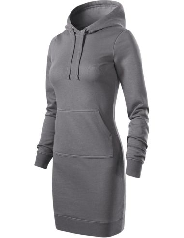 Šaty dámske Snap 419 oceľovo sivá