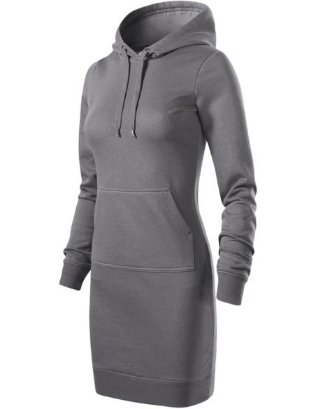 Šaty dámske Snap 419 oceľovo sivá
